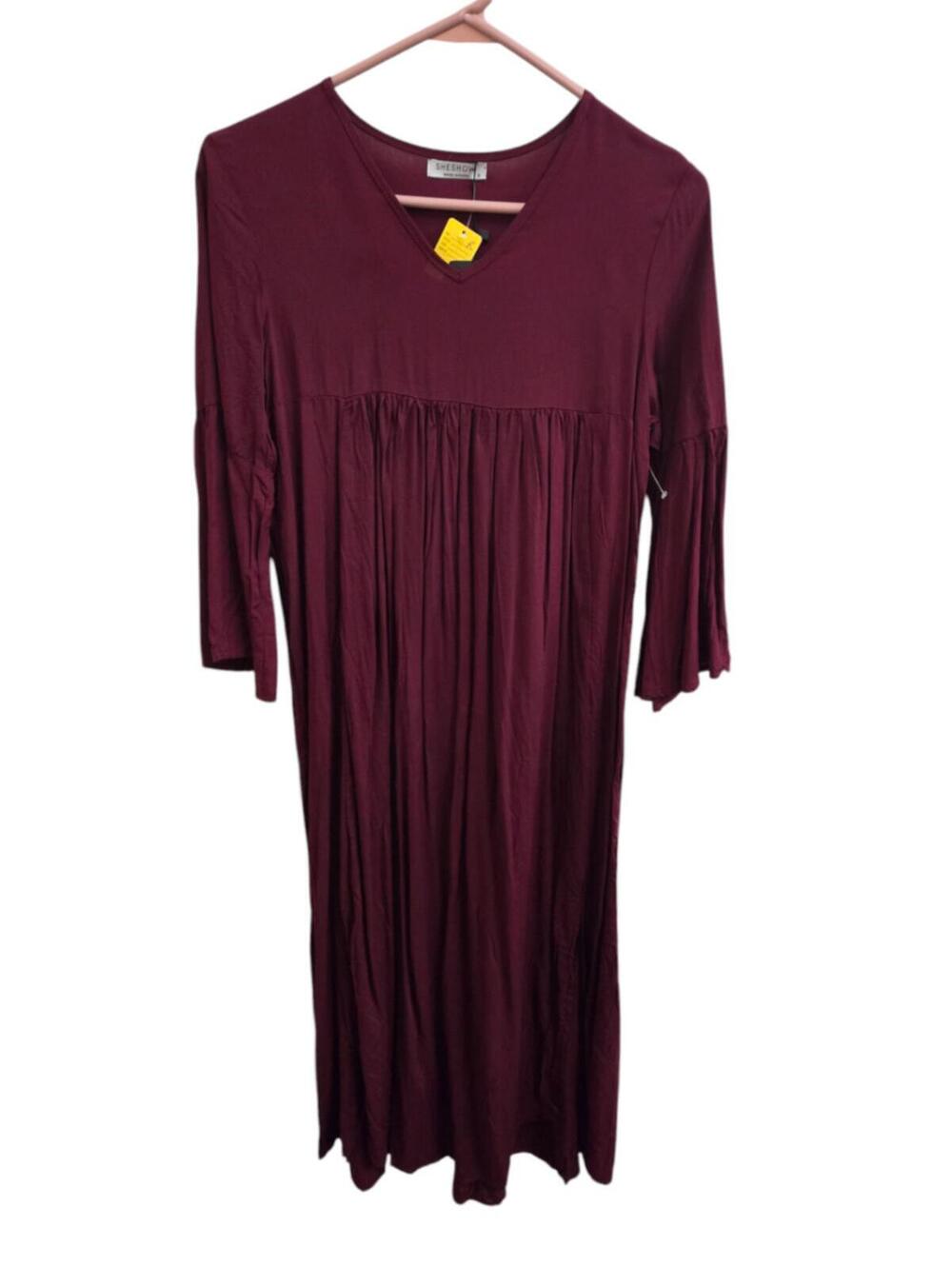 Maroon Sheshow Dress